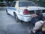 White female cops in interracial karma