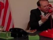 Blonde with a wig fucked by Peter North