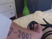 Brunette Milf with huge tits banged