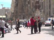 Redhead domina n lord showing their naked babe sub in public