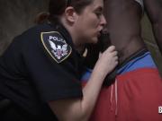 CRIMINAL bangs two uniformed MILFS hardcore in EMPTY HOUSE