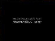 Chesty 3D hentai whore gives titjob