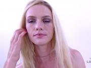 Hot blonde did not expect big tasty cock during casting audition break