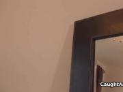 Banging my busty gf in lingerie doggystyle