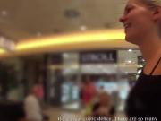 Fantastic czech kitten was teased in the mall and rode in pov