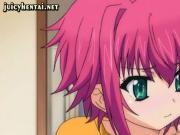 Redhead anime sweety masturbating