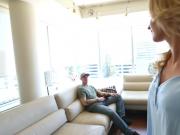 Richie wakes up Liza with his big cock for some sucking action