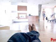 Kinky stepmom gets pussy fingered