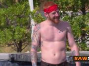 Ginger wife feels so naughty to flirt and tease