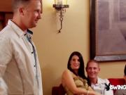 Blowjobs and orgasms for kinky swapped swinger couples!