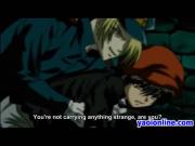 Gay hentai gangbang party in prison