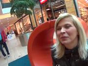 Stellar czech teenie is tempted in the shopping centre and nailed in pov