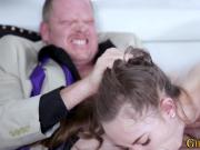 Teen jerks stepfathers dick for facial