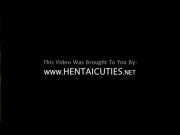 3D hentai girl in panty rub cunt