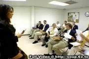 MILF Teacher Plays With P