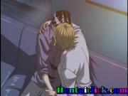 Blonde anime gay hot fucked with his brunette