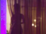 Black cougar fucked after hosting a catwalk lingerie show