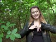 Gorgeous Euro pornstar Misha Cross fucked in public