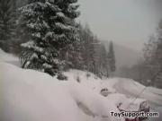 Teen Masturbating During Winter