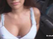 Banging big tit stranger from street