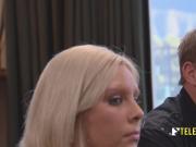 Black horny dude wants to fuck all the swinger blonde babes