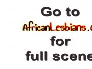 African lesbian hotties are having girl on girl sex in the bedroom