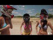 Topless Motocross Racers!