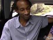 Busty granny pleasuring black guy