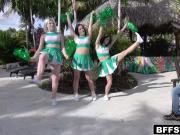 Sexy Teens Cheerdance Friends Fuck Outdoor