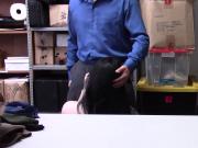 Female thief gets her hole screwed hard from behind
