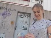 Public street sex with blonde teen