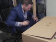 Unboxing and fucking an anal bride to be
