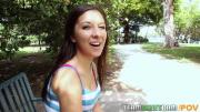 Cute Teen Sucks Cock Outside