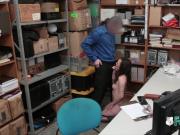 FAKE inspector slams horny TEEN inside his OFFICE