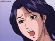 Big meloned anime milf enjoys sex