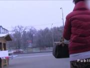 European amateur bangs in public