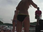 Aroused Babes Party stiff On Boat During Spring Break g