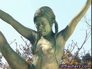 Crazy Japanese bronze statue moves 2 by JPflashers