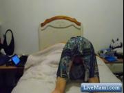 Amateur latina strip teasing webcam