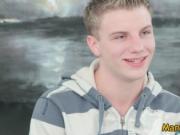 Pretty cute face adolescent sucks jizzster and getting