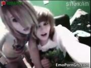 Dirty goth lesbos having crazy on cam by EmoPornGfs