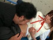 Sexy asian babe gets horny getting her pussy rubbed and