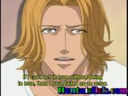 Hentai gay hot kissing and hardcore fucked