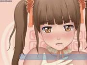 Animated babe delights a dick