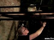 Gay orgy Blindfolded slave stud Reece has found himself