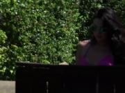 Gorgeous Megan Sage sucked a hunk studs cock