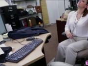 Desperate MILF unbutton her shirt