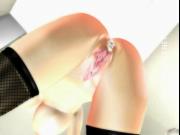 Horny 3D hentai bitch gets fucked