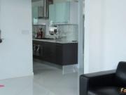 Beautiful teen solo xxx Stepdaddys testicles was so hea