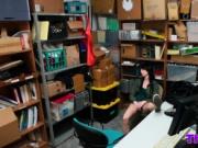 Alex harper has his huge cock stroked in the office